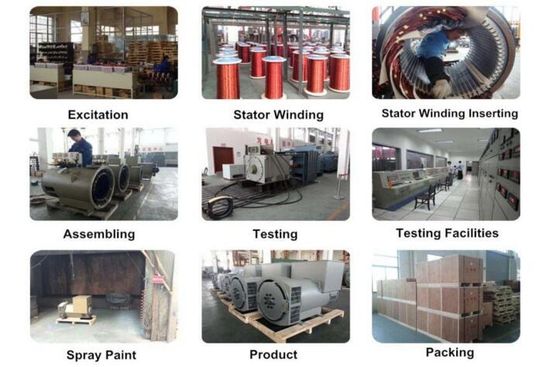 購入 Double Bearing Alternator with 110V-480V Voltage Range AVR SX460 AS440 and 20 Years Life Time for Industrial Power Generation online manufacture